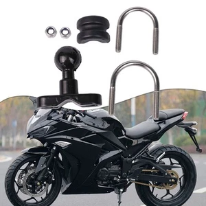Reliable and Practical Motorcycle UBolt Mounting Base Kit for 24mm Balls - Picture 1 of 12