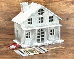 St. Nicholas Square Metal Farmhouse House & Sign 2-Piece Christmas Decor Set - Picture 1 of 22