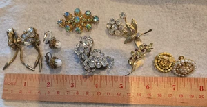 Vintage Designer signierter Modeschmuck Konvolut 7 ART, Napier, Vogue, Made in A - Bild 1 von 5