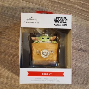 Hallmark Star Wars Mandalorian Grogu Baby Yoda The Child Ornament - Picture 1 of 5