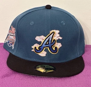 Atlanta Braves New Era Fitted Baseball Cap 7 3/4 - Picture 1 of 6