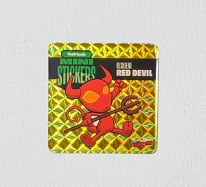 NYCC New York Comic Con 2025 Vee Friends Gary Vee GOLD Mini Sticker Red Devil - Picture 1 of 2