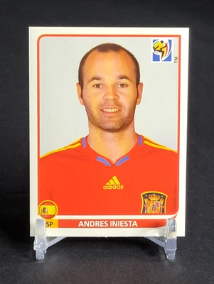 Andres Iniesta - 2010 年国际足联世界杯南非帕尼尼贴纸 #577 西班牙 — 第 1/2 张图片