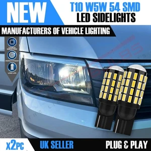 2X T10 W5W LED 54 3014 SMD 501 Xenon Bright White Canbus ERROR FREE SMD light - Picture 1 of 8