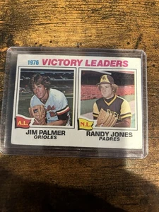 1976 Victory Leaders (Jim Palmer / Randy Jones) AL 1977 Topps #5 EX kostenloser Versand - Bild 1 von 6