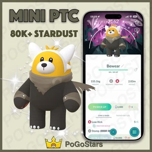Pokémon PTC GO - Capa salvaje Shiny Bewear - Área salvaje✨Fondo especial✨ - Imagen 1 de 1