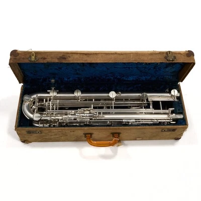 Clarinete contrabajo Leblanc BBb 'Series A' con rango a bajo C SN 33 MUY RARO Foto 1 de 4