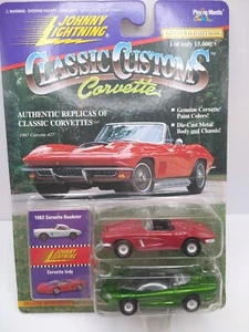 Johnny Lightning Classic Customs Corvette 2 pack Series 1 (K)  - Picture 1 of 4