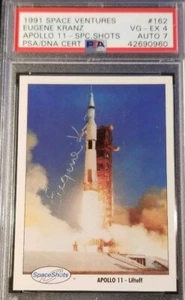 Eugene Krantz Apollo 11 13 Firmato Spazi Autografo PSA/DNA AUTENTICO NASA - Foto 1 di 6