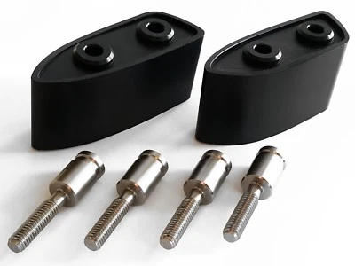 Extensores de espejo CNC 3D Premium espaciadores 2009-2014 Yamaha YZF R1 2010 2011 2012 Foto 1 de 4