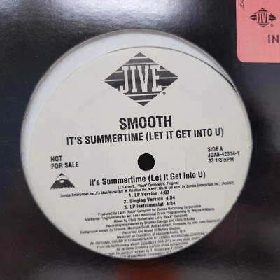 Smooth It's Summertime 12" Vinyl Record Single - Image 1 of 4