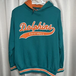Vintage Youth Size Large Starter Hoodie, Miami Dolphins, Logo Script, NFL - Picture 1 of 18