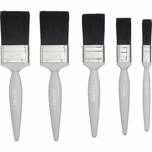 HARRIS ESSENTIALS 5ER PACK PINSEL SET FÜR GLANZFARBEN 0,5” 1” 1,5” 2,0” GRAU - Bild 1 von 2