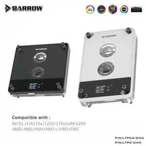 Pantalla digital bloque de agua de CPU Barrow para AMD AM3/4/5 INTEL 115X 1200 1700 X99 - Imagen 1 de 15