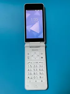 KYOCERA DIGNO Keitai KY-42C Android Flip Phone Unlocked White From Japan - Picture 1 of 20