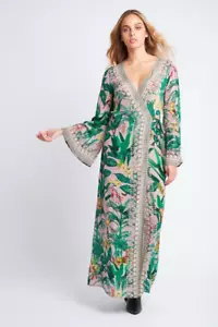 NUEVO $399 VESTIDO ENVOLVENTE CZARINA FRIENDS FOREVER CRISTALES - Imagen 1 de 7