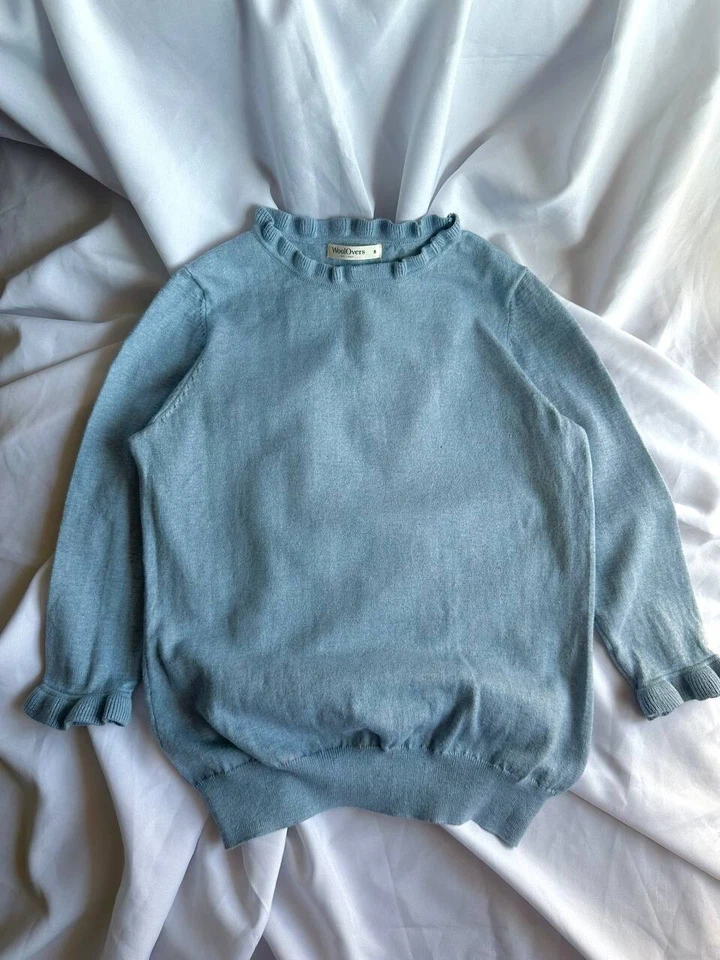 Suéter Jersey Japón Difuso Lana/Cachemira Tejido Y2K Marni Vibe Talla S Foto 1 de 4