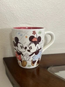 Official Authentic Disney Store Mickey and Minnie Mouse with Pluto Mug Retired - Picture 1 of 6