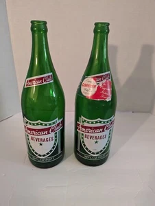 Vintage American Club Beverages 1 Quart Bottles. Rochester NY. Lot Of 2 - Picture 1 of 2