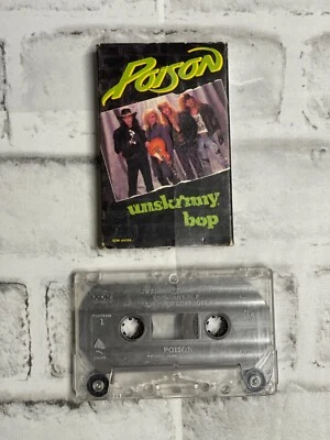 Capitol Records POISON: Unskinny Bop Cassette Tape Rare Vintage Vtg Made in USA Foto 1 de 3