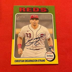 Christian Encarnacion-Strand .. ROOKIE .. Cincinnati Reds .. 2024 Heritage 182 - Bild 1 von 2