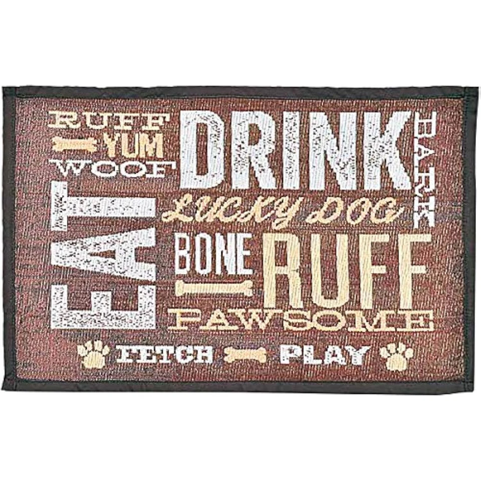 Loving Pets Bella Fashion Mat for Dogs, Dog Day Expressions - Image 1 of 1