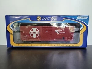 Exact Rail Ho PC&F 6033 Box Car, Santa Fe 47082 Single Door Box Car - Picture 1 of 6