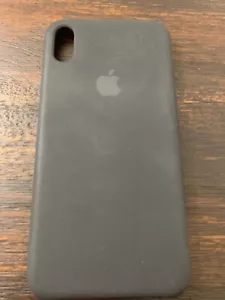 CUSTODIA IN SILICONE ORIGINALE Apple iPhone XS MAX NERA MRWE2ZM/A USATA - Foto 1 di 4