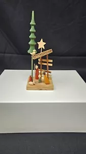 Vintage Hand Carved Wooden Christmas Nativity Scene Folk Art Made In Poland - Picture 1 of 12