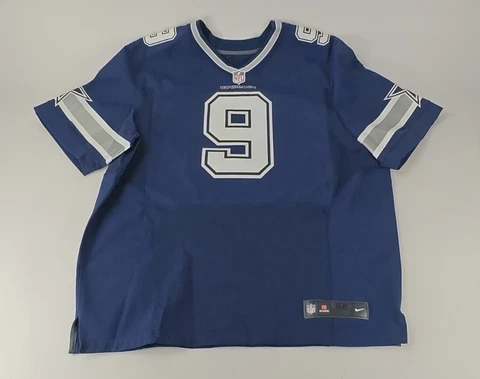 Nike On Field Tony Romo #9 Dallas Cowboys Sewn Jersey NFL Size 52 Cover