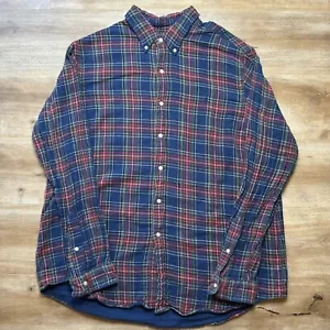 Ralph Lauren camicia di flanella uomo 2XL a quadri L/S OCBD vestibilità classica casual accogliente - Foto 1 di 8