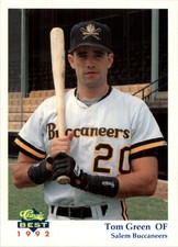1992 Salem Buccaneers Classic/Best #17 Tom Green