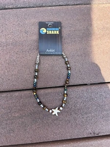 Multi Stein Perlen Seestern Fußkettchen - Knöchelarmband Hawaii - Bild 1 von 3