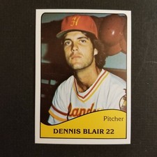 1979 HAWAII Islanders #22 DENNIS BLAIR Rialto CALIFORNIA Padres EXPOS