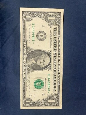 один доллар банкнота звезда примечание 2013 - Изображение 1 из 2