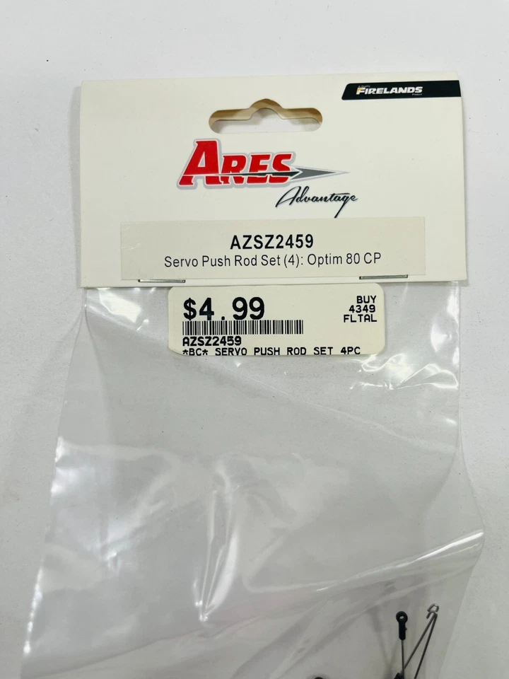 Набор толкающих стержней Ares Optim AZSZ2459: 4 шт. Optim 80 CP NewInPack США отправлено - Изображение 1 из 1