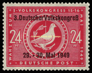 EBS Germany 1949 SBZ - 3rd People's Congress - Volkskongreß - 233 I MNH**