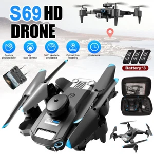Mini Faltbar WiFi FPV Drohne Mit 4K-HD GPS Kamera Selfie RC Quadrocopter Drone - Bild 1 von 12