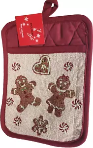1 Arazzo in Tessuto Jumbo Porta Pentola (7"x9") BISCOTTI PAN DI ZENZERO NATALE, Nidico - Foto 1 di 6