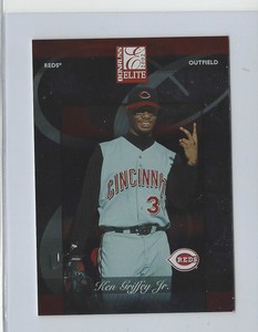2002 DONRUSS ELITE #8 GRIFFEY EMBOSSED THE NATIONAL  3/5