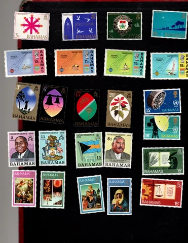Bahamas sc#331-42 MH #346-57 MNH (1971-4) Complete Cover