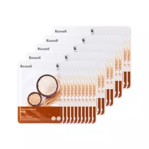 RICOCELL Nature Recovery Rice Face Mask Pack 23g x 50Sheets Korea - Picture 1 of 11