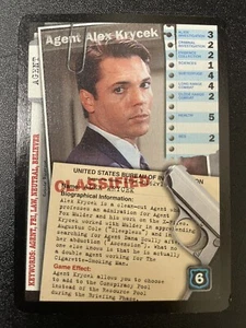 X-Files Trading Card Game CCG Premiere AGENT ALEX KRYCEK RARE - Picture 1 of 2