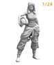 1/24 RESIN FIGURE Model Kit 75mm Sexy Office Girl Unassembled Unpainted