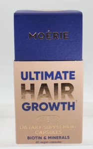 Moerie Ultimate Hair Growth Biotin & Mineral Supplement 60 Vegan Capsules - Picture 1 of 5