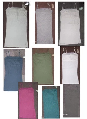 NUEVO CON ETIQUETAS BONITO American Eagle Outfitters Ojales Cami Tanque con Estante Sujetador Diff Colores Foto 1 de 3