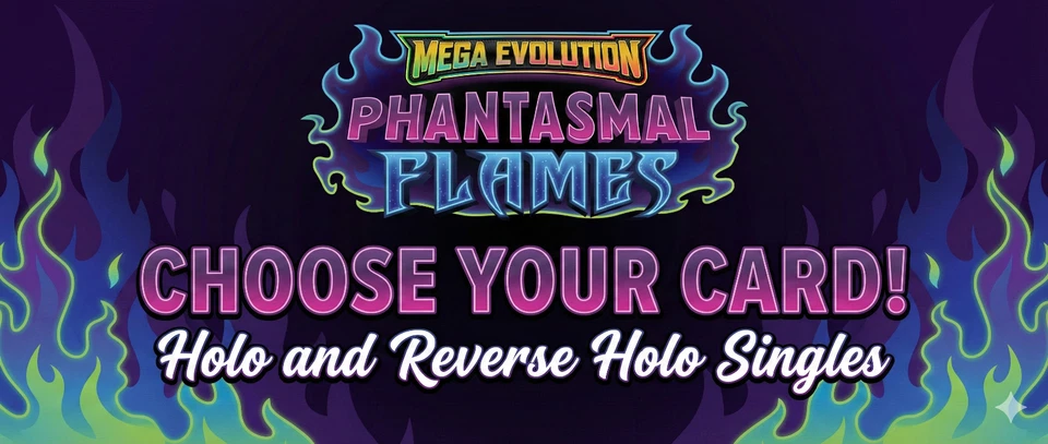 Pokémon Phantasmal Flames EX, Reverse Holographic & Holo Rare Pick Your Card - Image 1 of 1