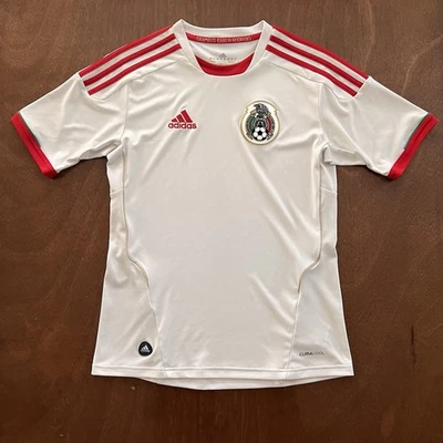 Футболка Adidas Mexico 2013 Third - белая/красная размер LRG - Изображение 1 из 4