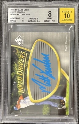 2024 SP Game Used Matt Kuchar Inked Drivers Autograph BGS 8 Auto 10 - Image 1 of 2