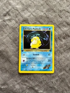 1st Edition Sabrina’s Psyduck 99/132 Gym Challenge NM Near Mint WOTC - Picture 1 of 2